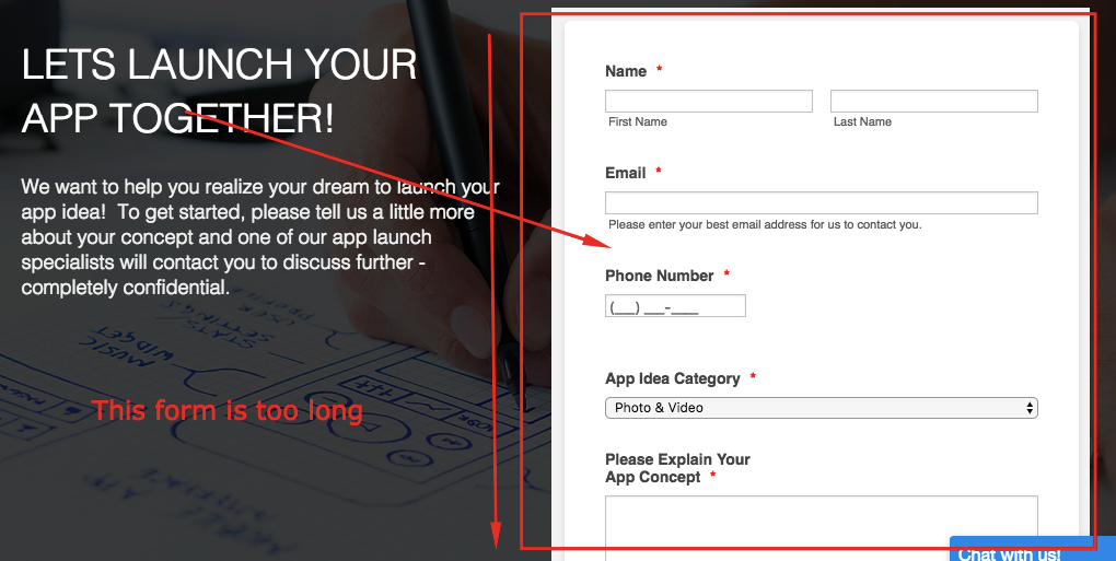 How Can I Create A More Compact Form?